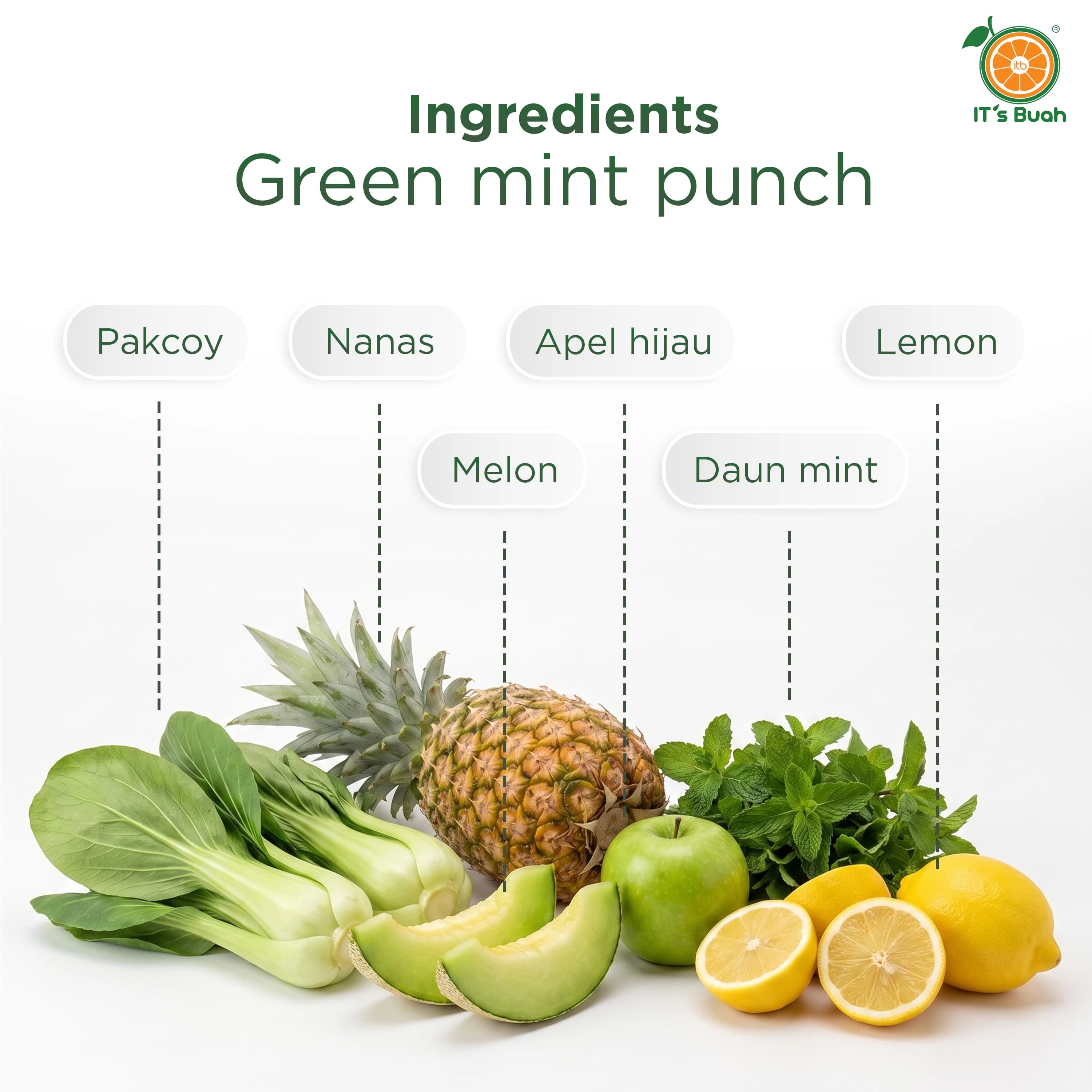 COLD PRESSED JUICE — Green Mint Punch