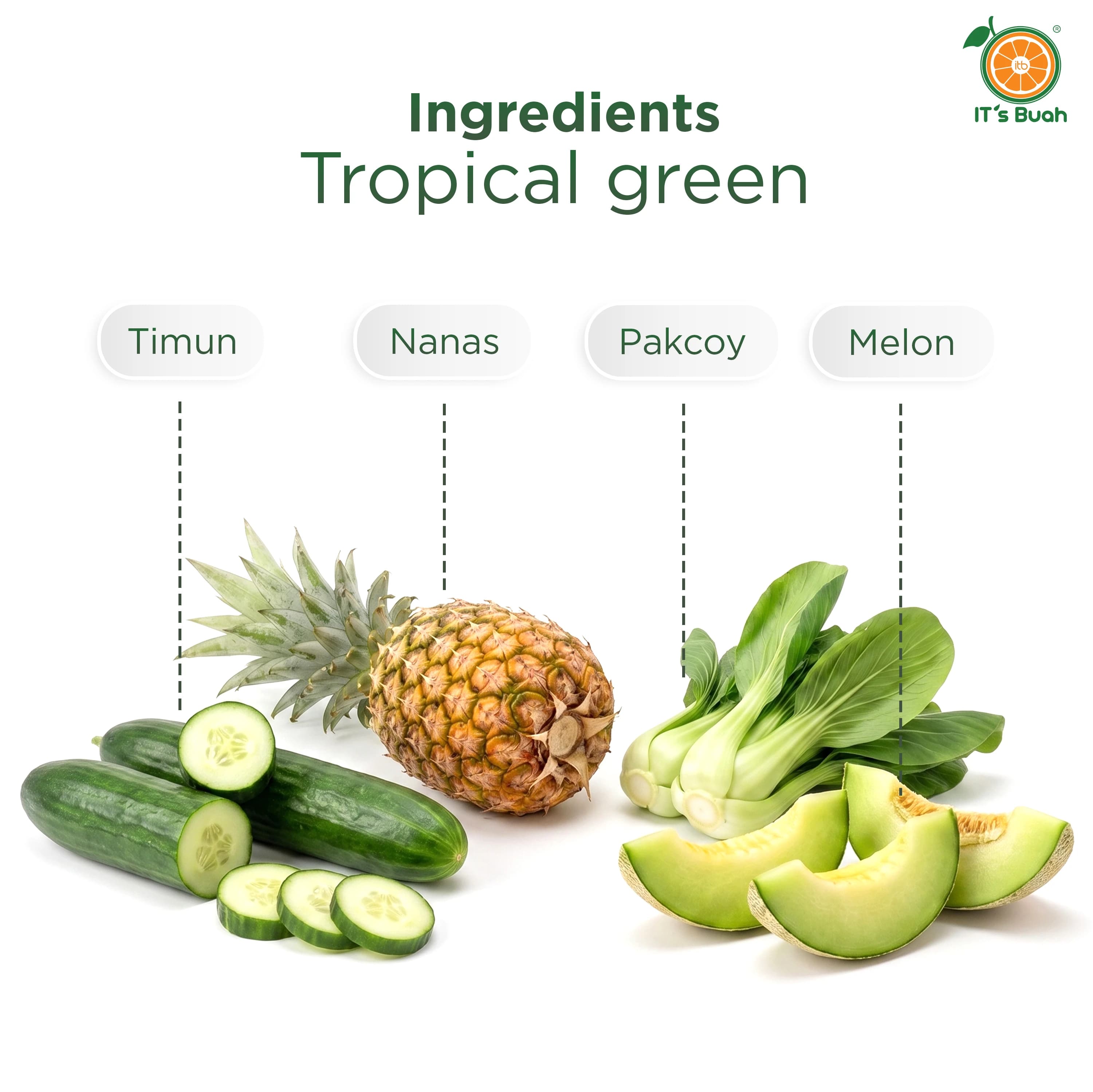 COLD PRESSED JUICE — Tropical Green
