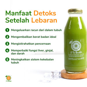 Manfaat detoks setelah lebaran